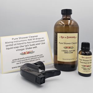 Natural Shower Cleaner | Pure Shower Cleaner with Organic Essential Oils